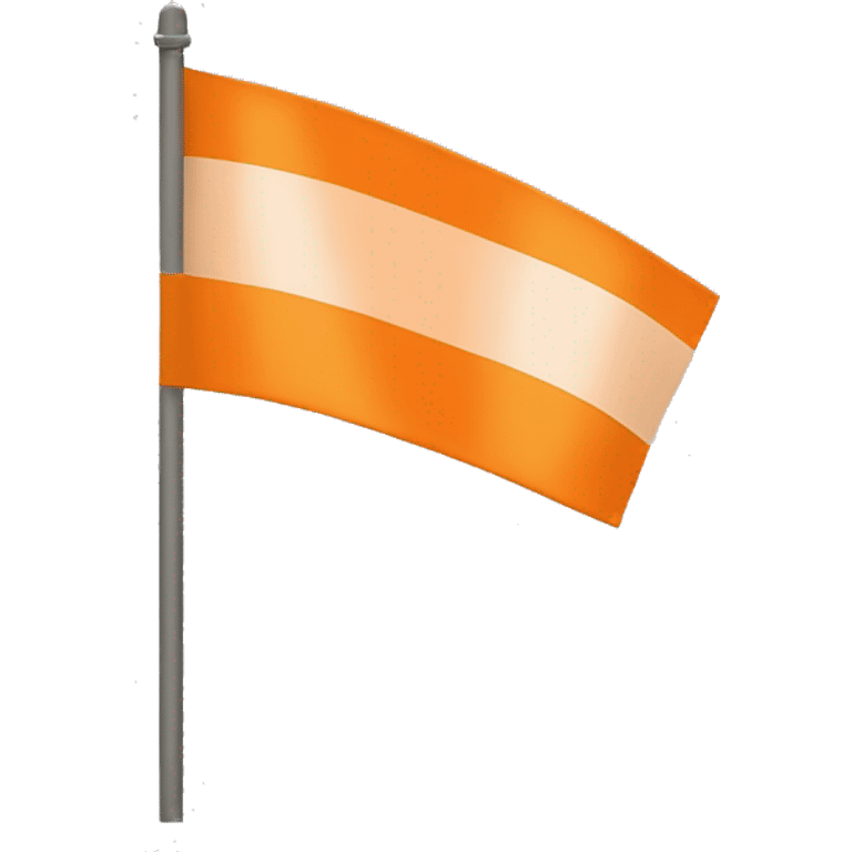 Orange triangular flag emoji