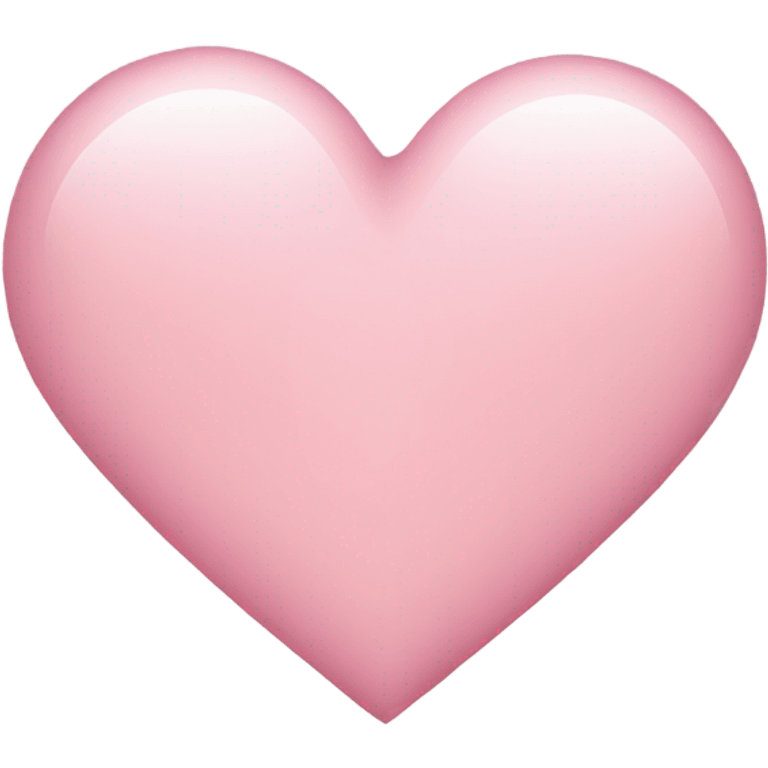 light pink heart emoji