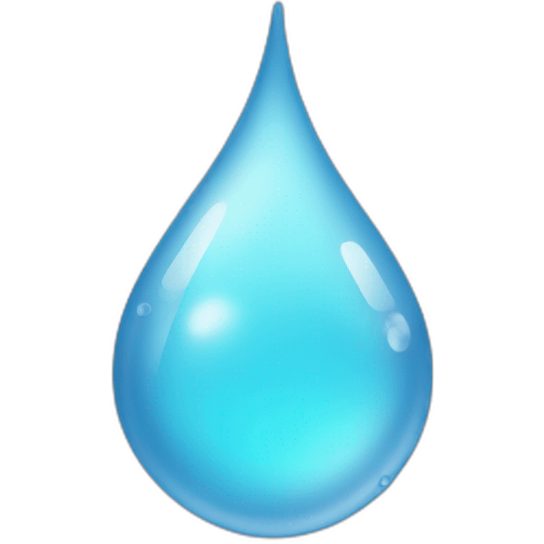 A drop of water emoji