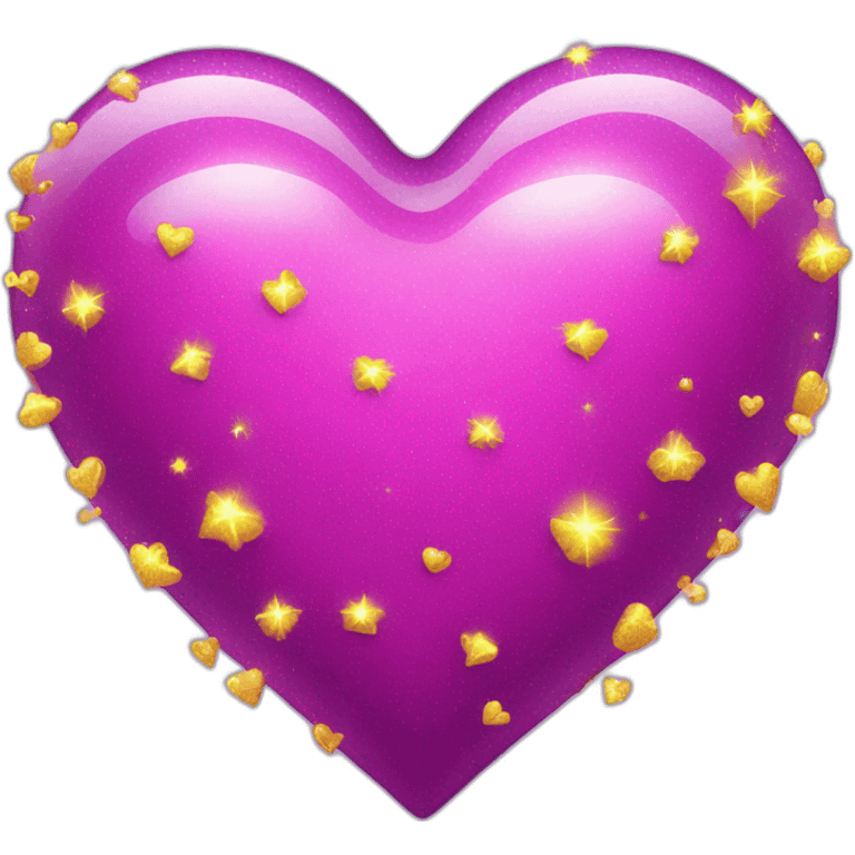 pink-and-purple-heart-with-yellow-sparkles emoji