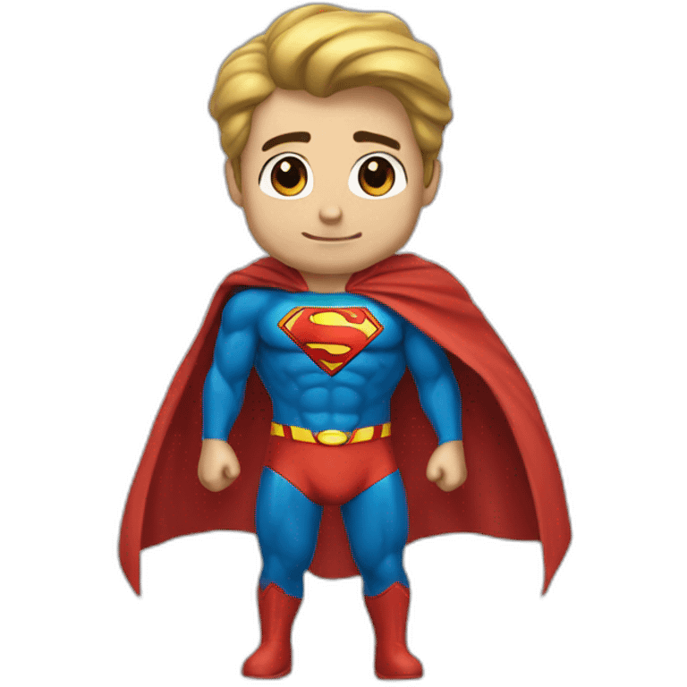 Io vestito da Superman emoji