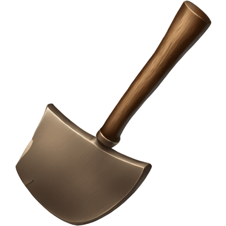 hatchet made of bronze emoji