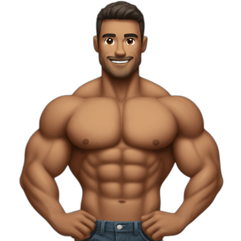 Muscular guy emoji