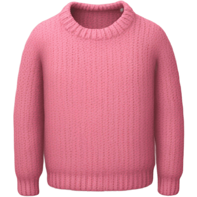 Sweater pink emoji