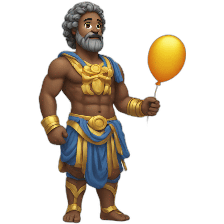 god with balloon emoji