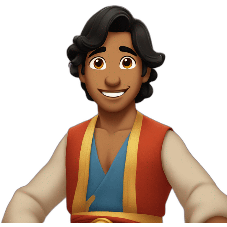 Aladdin saying thank you  emoji