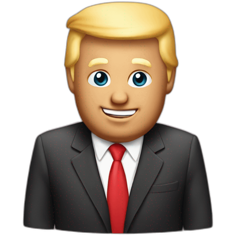 Trump avec gâteau d anniversaire  emoji