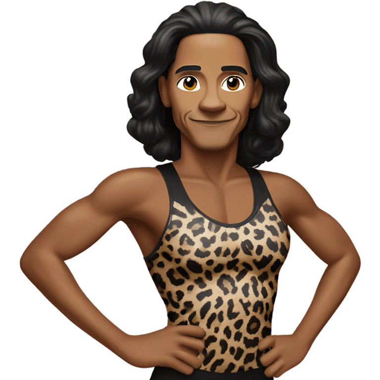 Obama Obama Obama Obama Obama but he’s dressed in a 80s spandex leopard print workout unitard Obama Obama Obama Obama Obama  emoji