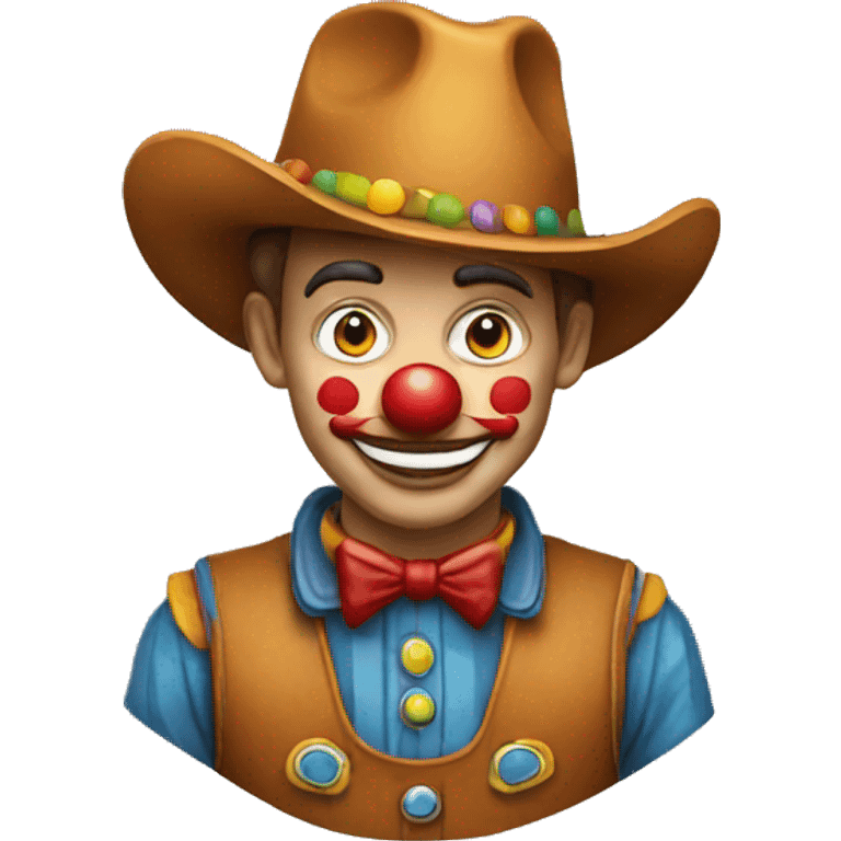 clown cowboy emoji