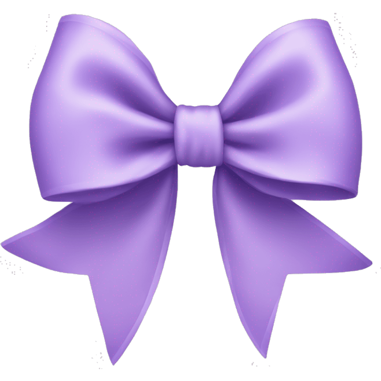 light purple bow emoji