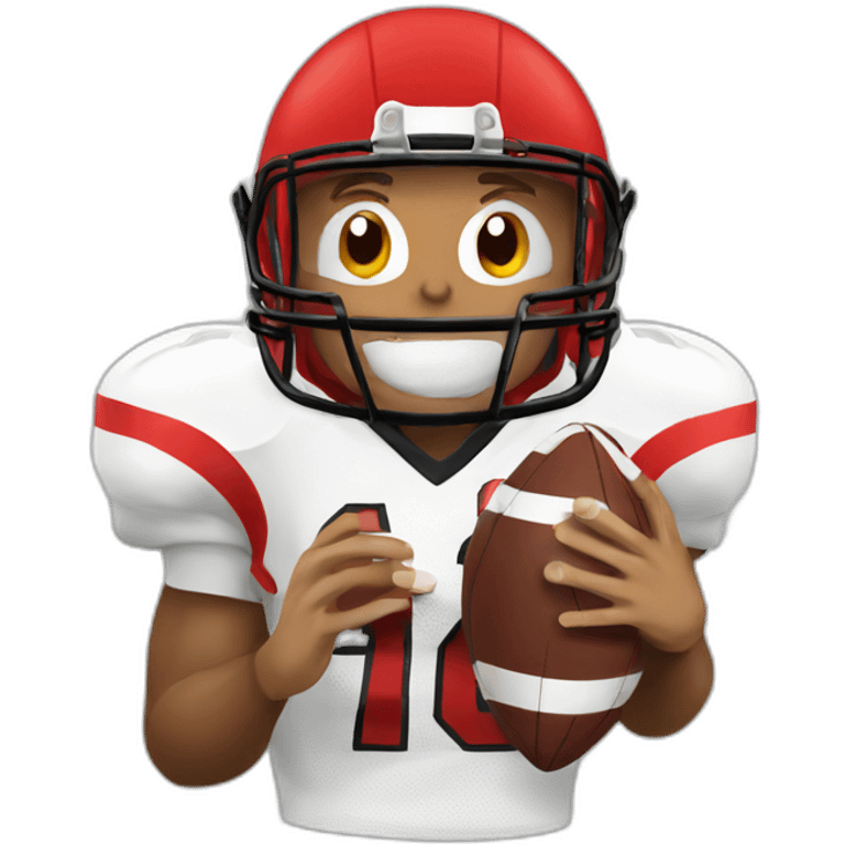 rooster football  player emoji