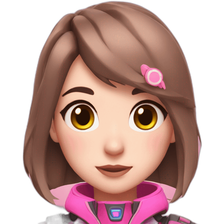 Dva from overwatch emoji