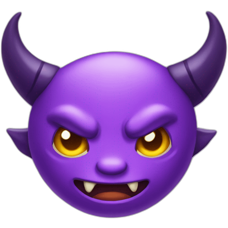 cute purple demon emoji