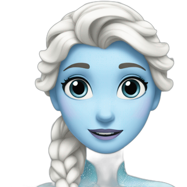 elsa frozen emoji