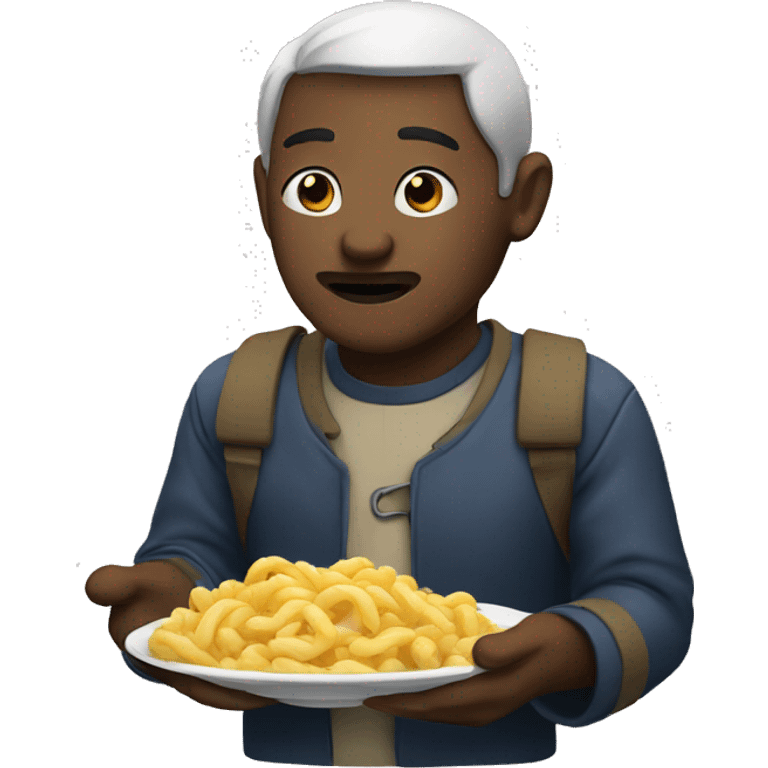 a hunger man emoji