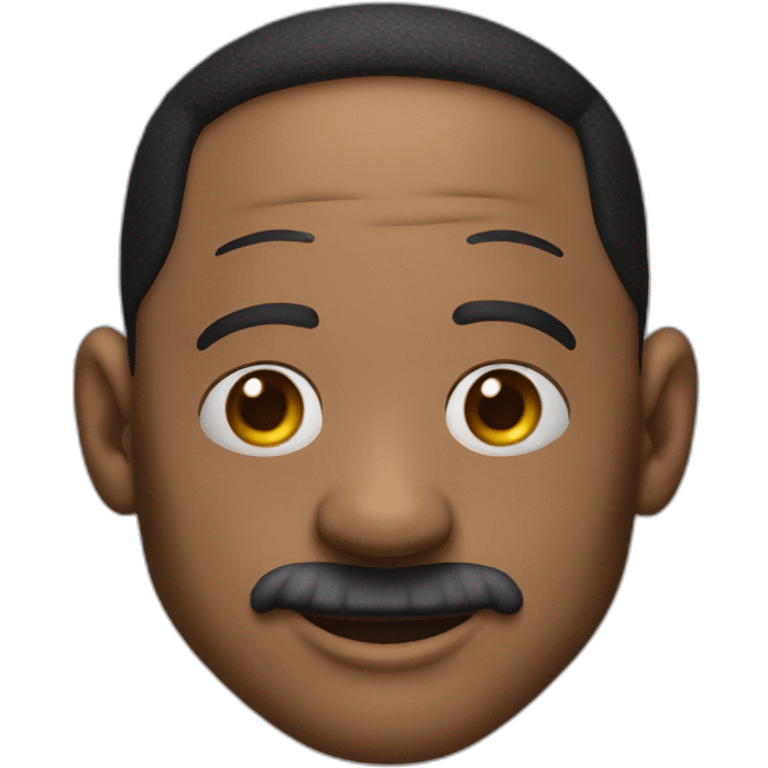 Will smith with clown mask emoji