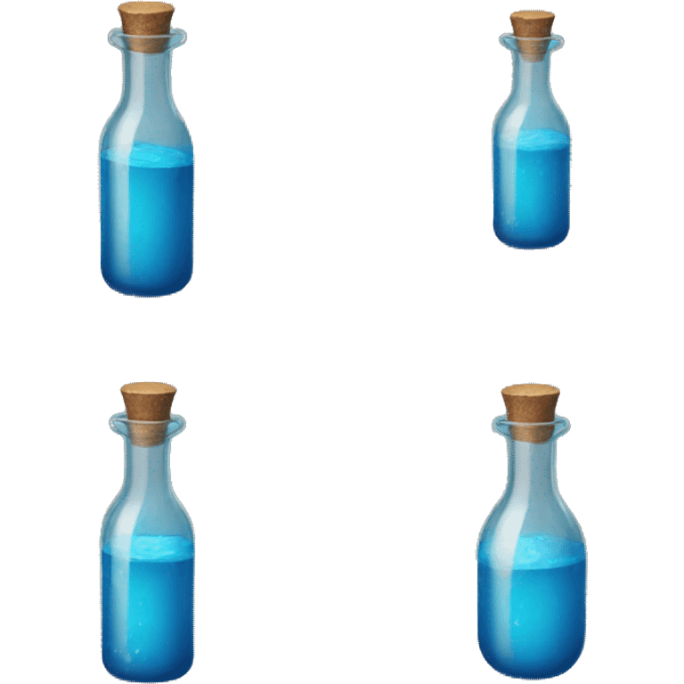 potion blue bottle emoji