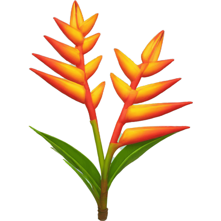 Heliconia plant emoji