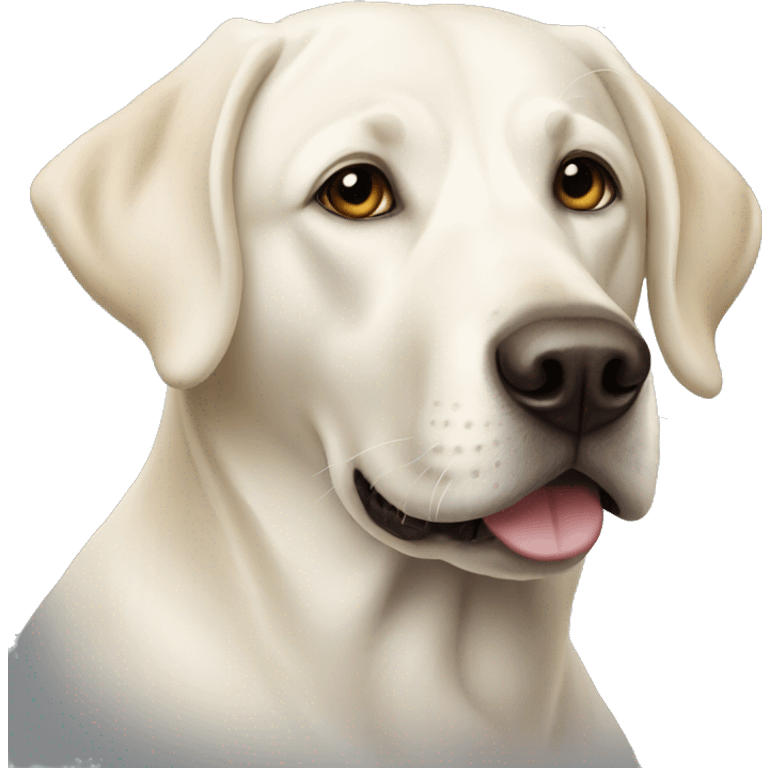 white labrador emoji