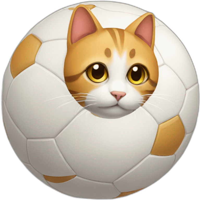 cat with ball emoji