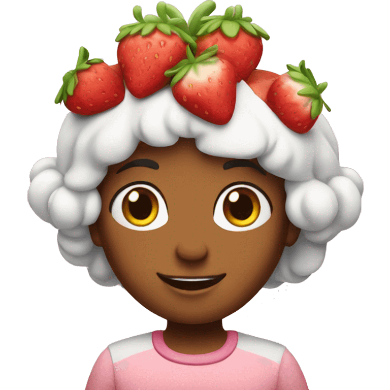 strawberry shortcake  emoji