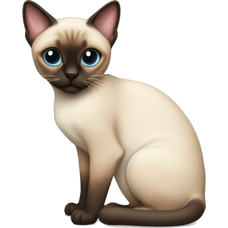 Siamese cat emoji