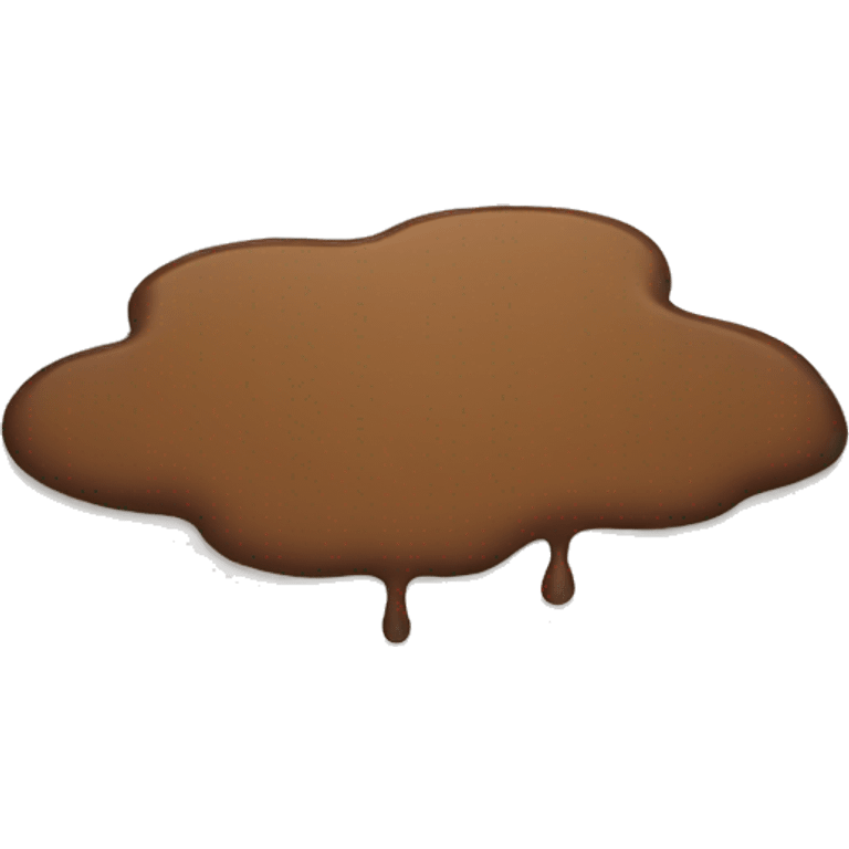 brown puddle  emoji