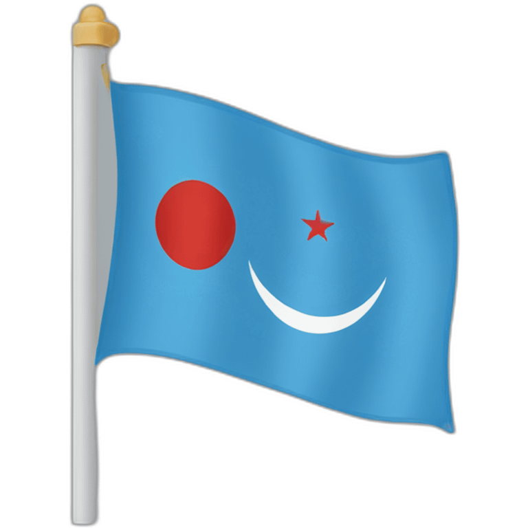 Uyghur flag emoji