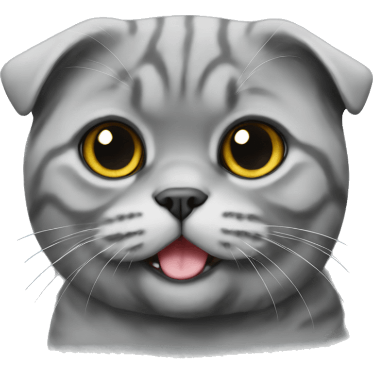 Scottish fold grey  emoji