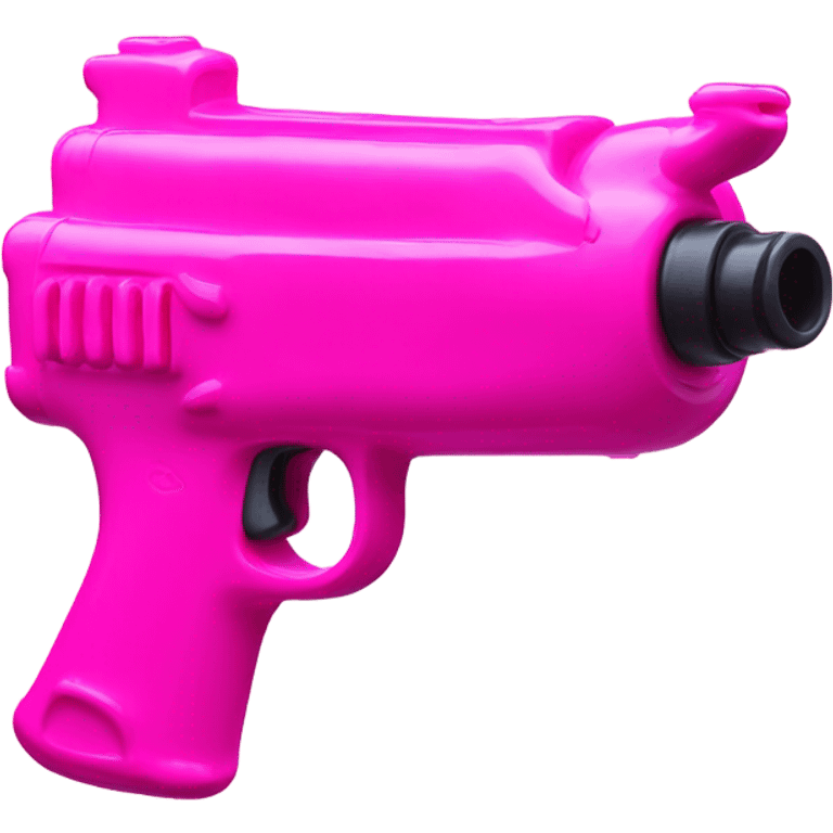 all pink Water Pistol Emoji, must look like a toy emoji