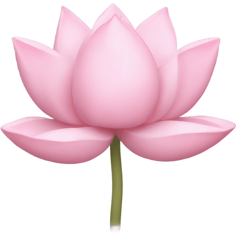 pastel pink lotus emoji