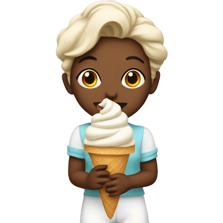 camille eating ice cream  emoji