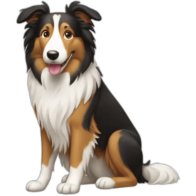 collie dog emoji