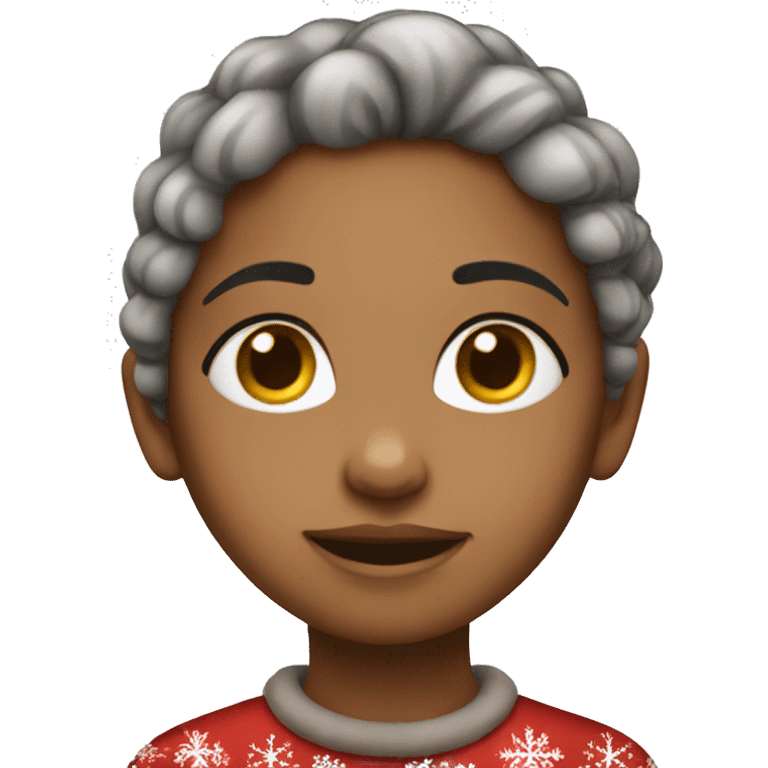 cute girl christmas emojis  emoji