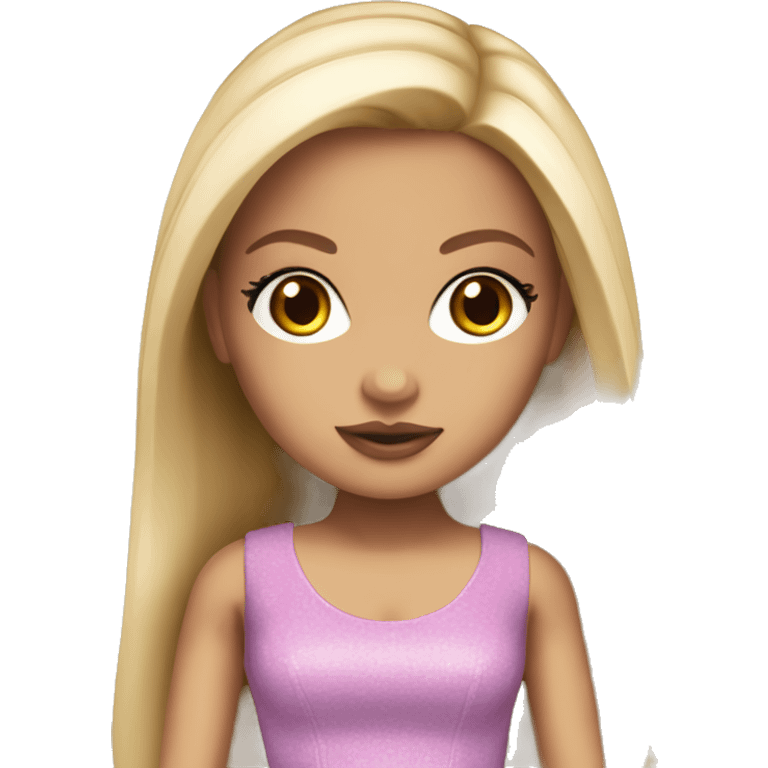 Caucasian bratz doll emoji