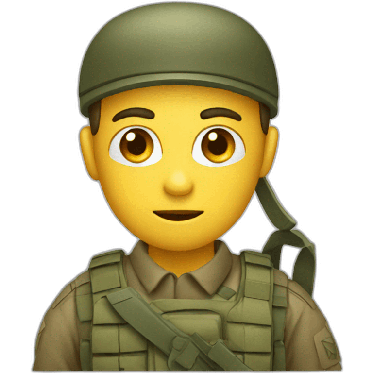 soldier with letter z emoji