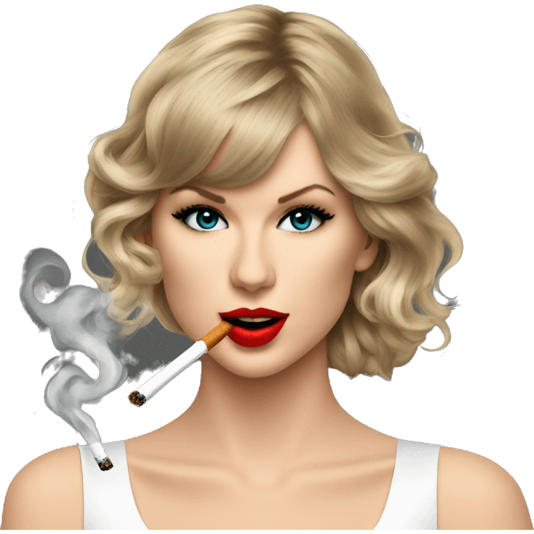 Taylor swift smoking emoji