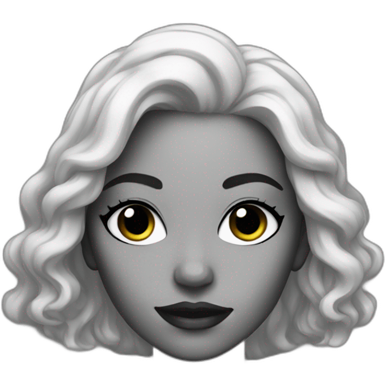 Femme noir emoji