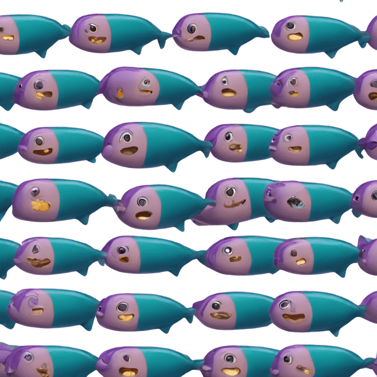 Eggplant swimming with dolphins  emoji