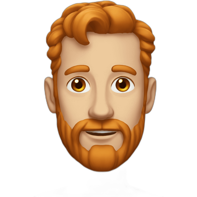 Homme roux emoji