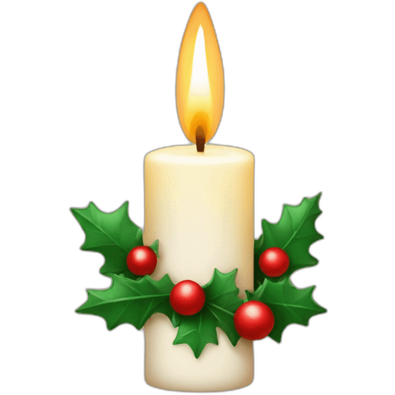 christmas candle emoji