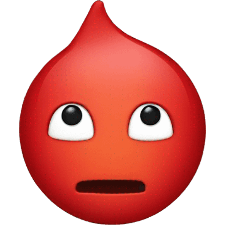 red color upside down C.r.O.s.S emoji