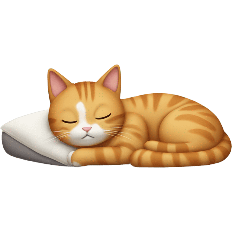 cat in bed emoji