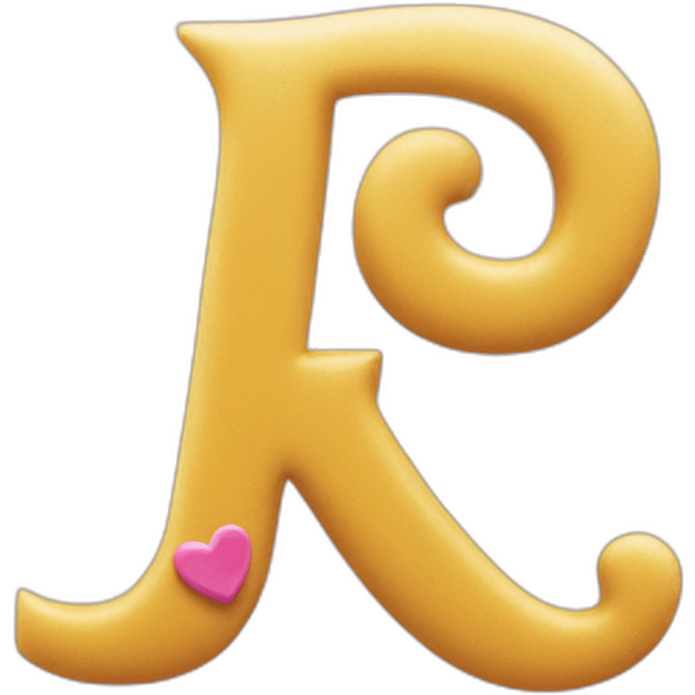 k letter from the barbie movie emoji