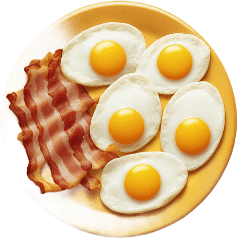 Eggs and bacon emoji