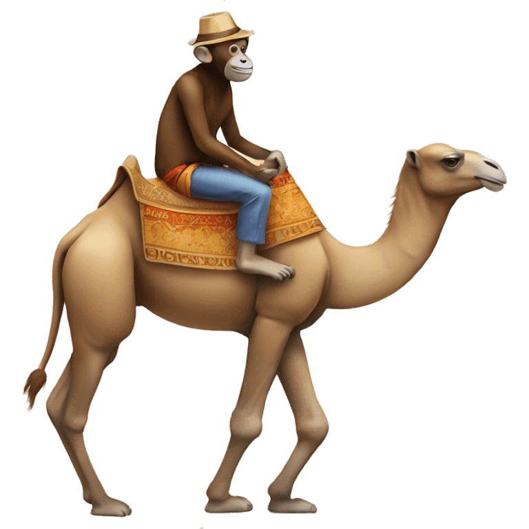 monkey on a camel emoji