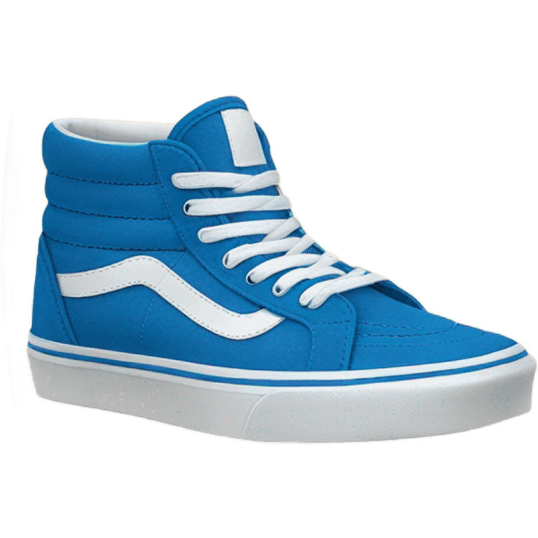 blue suede vans sneaker emoji