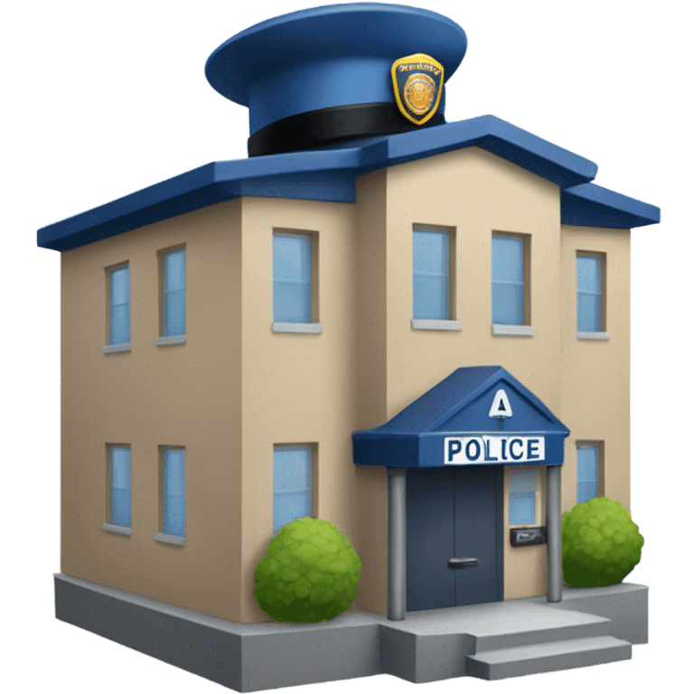 a police station emoji