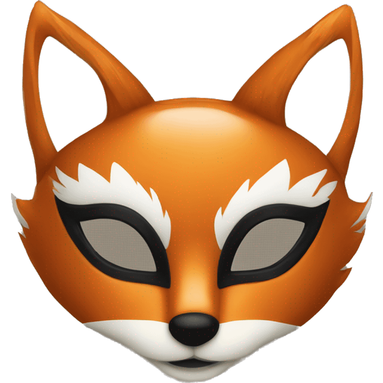 Fox masquerade mask emoji