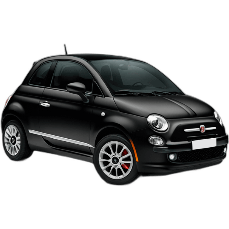 black 2010’s fiat 500 emoji